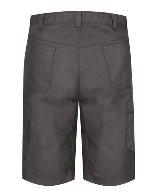 Red Kap PT4A Men's Shop Shorts - Charcoal - back