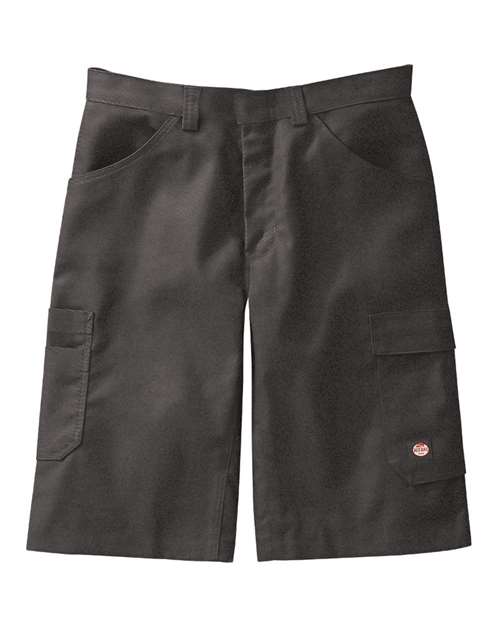 Red Kap PT4A Men's Shop Shorts - Charcoal - front