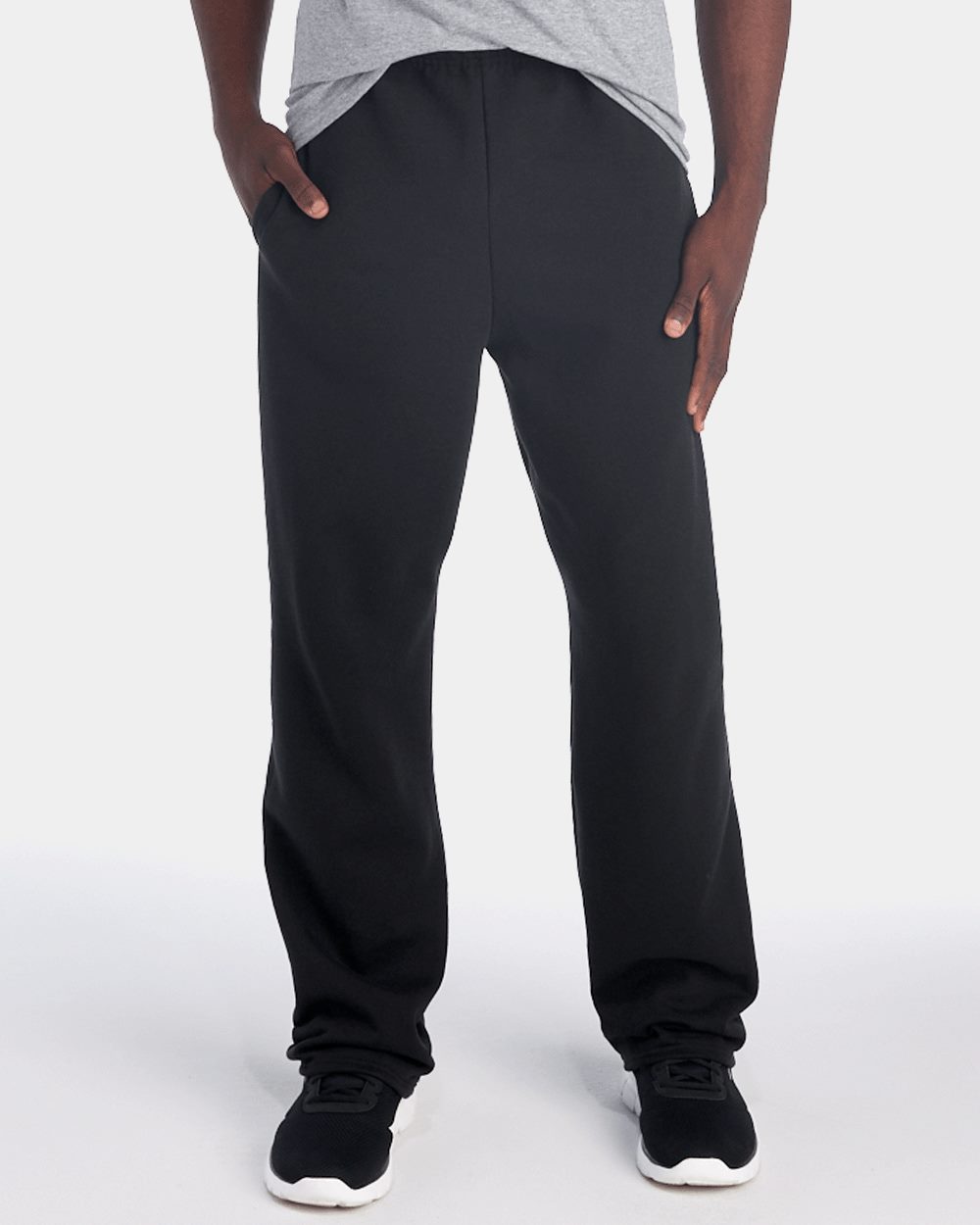 JERZEES 974MPR Unisex NuBlend® Open-Bottom Sweatpants with Pockets - style