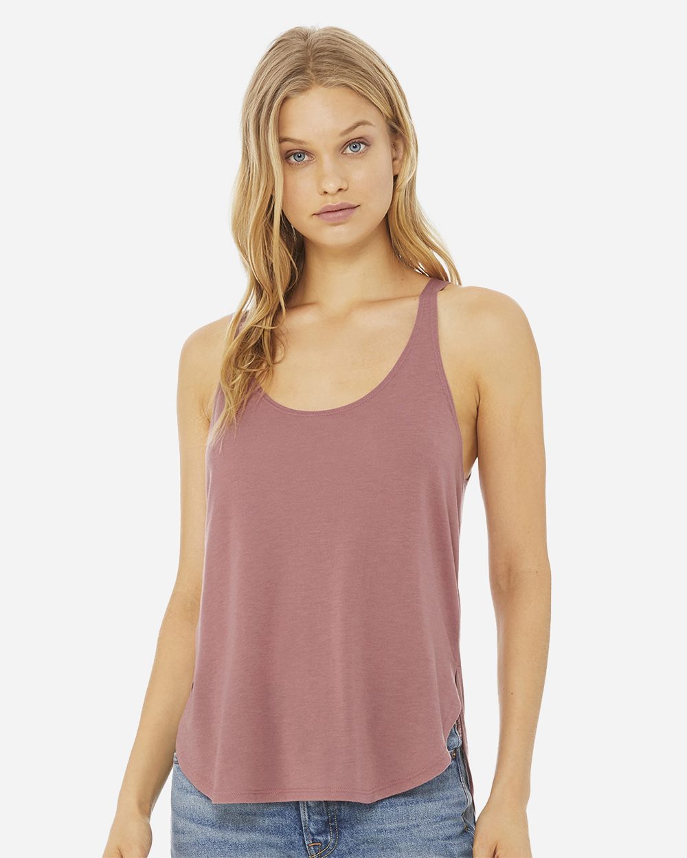 BELLA + CANVAS 8802 Women's Flowy Tank with Side Slit - style