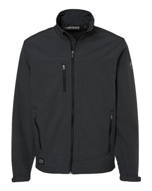DRI DUCK 5350T Men's Tall Motion Soft Shell Jacket - Charcoal - front