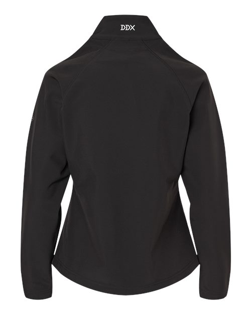 DRI DUCK 9439 Women's Contour Soft Shell Jacket - Black - back