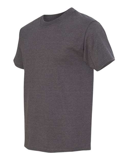 Hanes 518T Unisex Beefy-T® Tall T-Shirt - Charcoal Heather - side