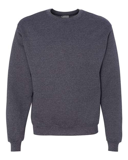 Champion S600 Unisex Powerblend® Crewneck Sweatshirt - Navy Heather - front