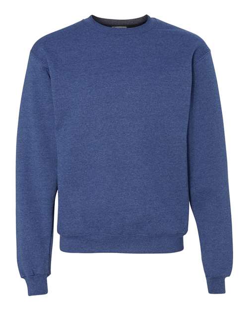 Champion S600 Unisex Powerblend® Crewneck Sweatshirt - Royal Blue Heather - front