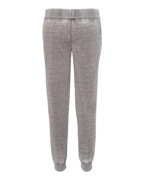 J. America 8944 Women’s Vintage Zen Fleece Joggers - Cement - back