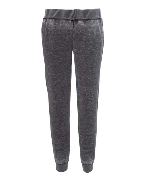 J. America 8944 Women’s Vintage Zen Fleece Joggers - Dark Smoke - back