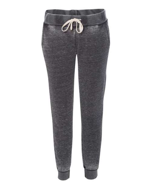 J. America 8944 Women’s Vintage Zen Fleece Joggers - Dark Smoke - front