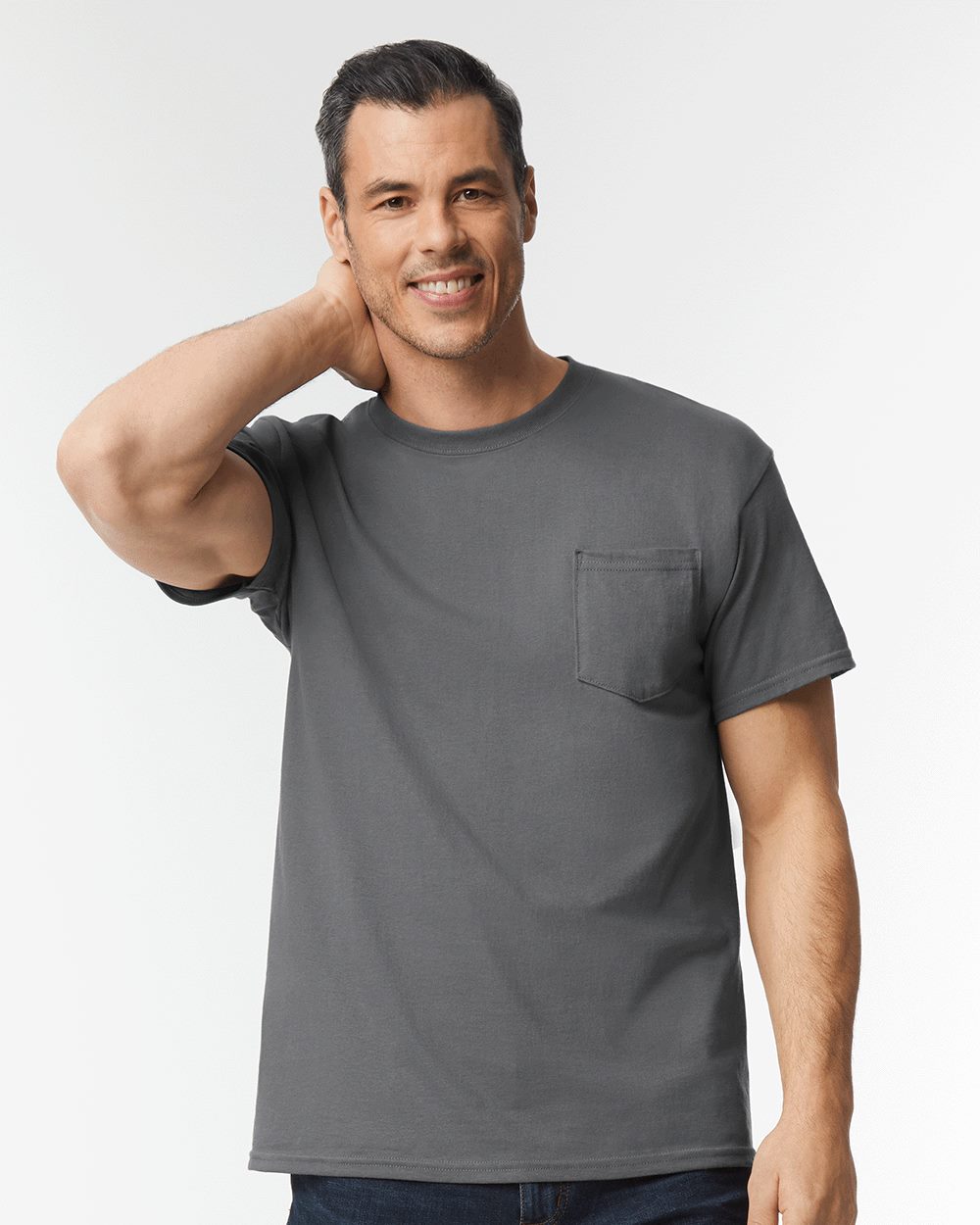 Gildan 5300 Unisex Heavy Cotton™ Pocket T-Shirt - style