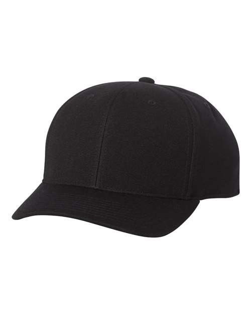 Flexfit 110P 110® Cool & Dry Mini-Piqué Cap - Black - front
