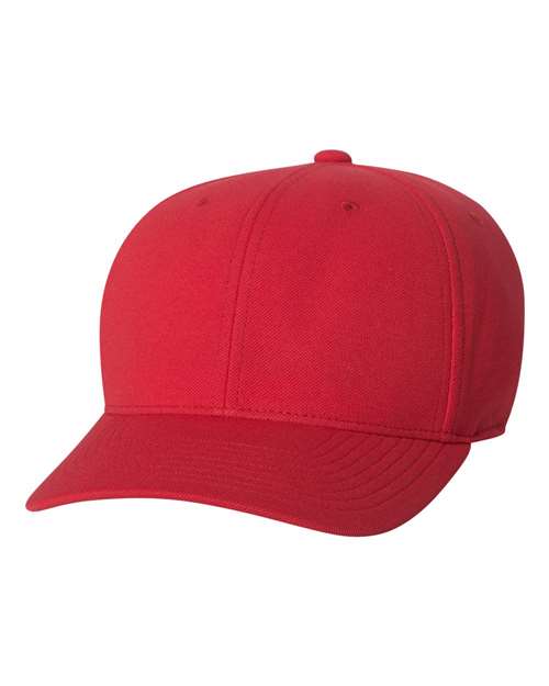 Flexfit 110P 110® Cool & Dry Mini-Piqué Cap - Red - front