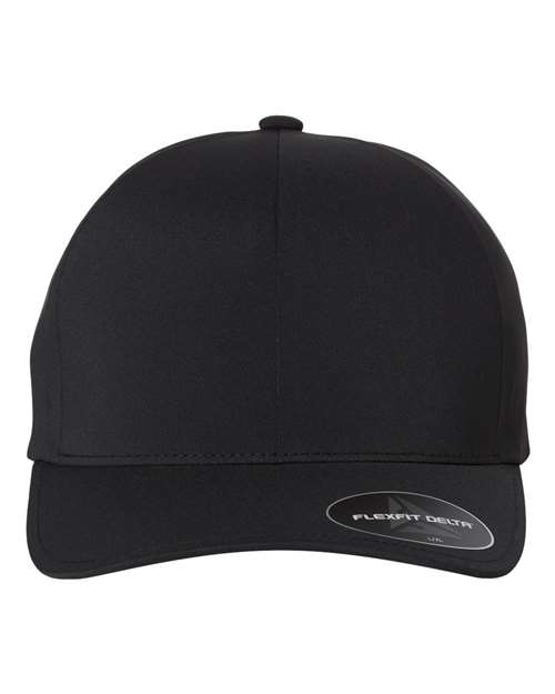 Flexfit 180 Delta® Seamless Cap - Black - front