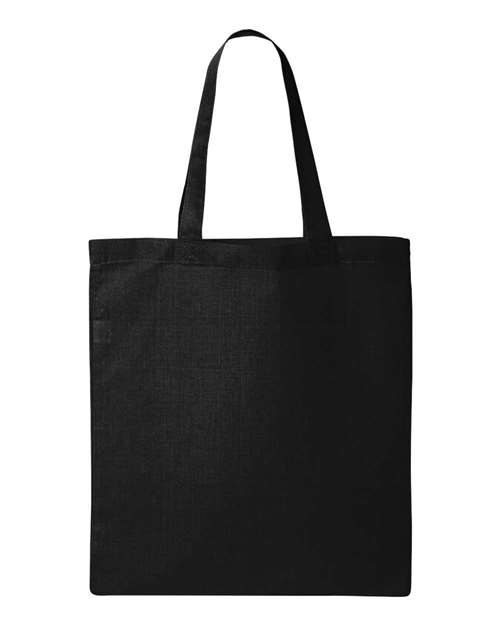 Q-Tees QTB Economical Tote - Black - back