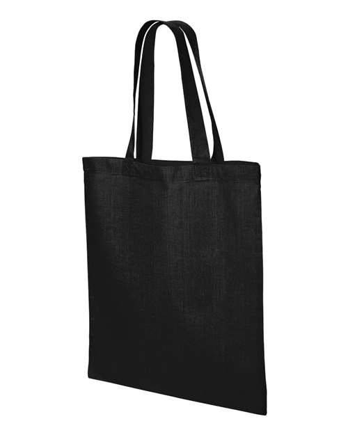 Q-Tees QTB Economical Tote - Black - side