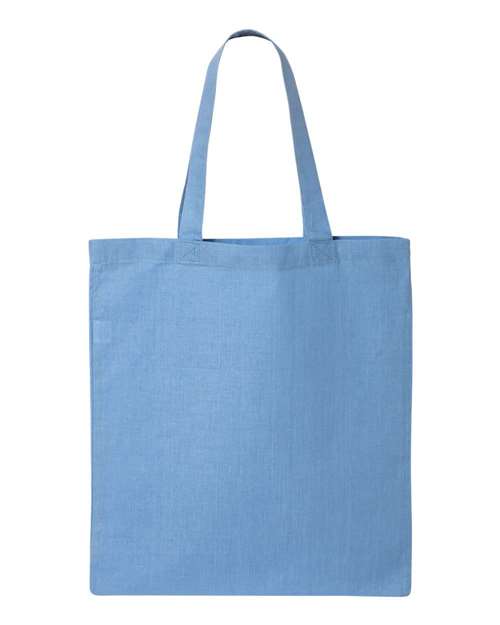 Q-Tees QTB Economical Tote - Carolina Blue - back