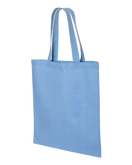Q-Tees QTB Economical Tote - Carolina Blue - side