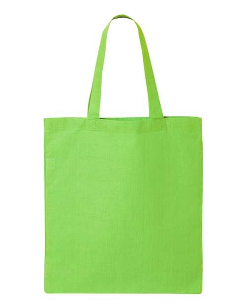 Q-Tees QTB Economical Tote - Lime - front