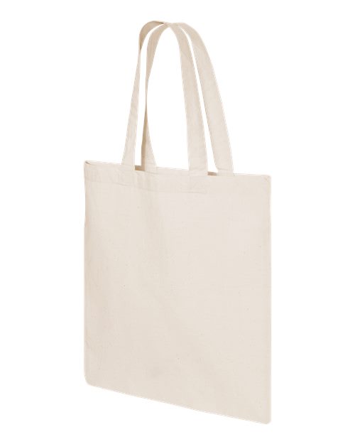 Q-Tees QTB Economical Tote - Natural - side