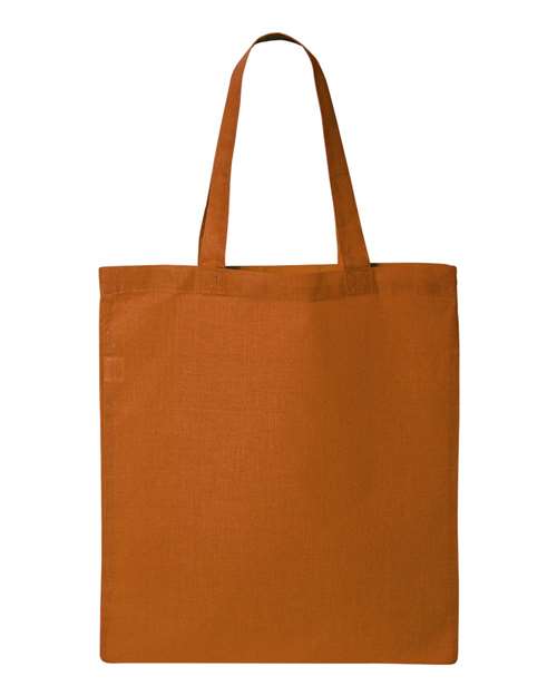 Q-Tees QTB Economical Tote - Texas Orange - front