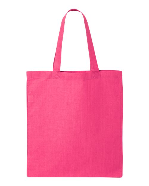 Q-Tees QTB Economical Tote - Hot Pink - back