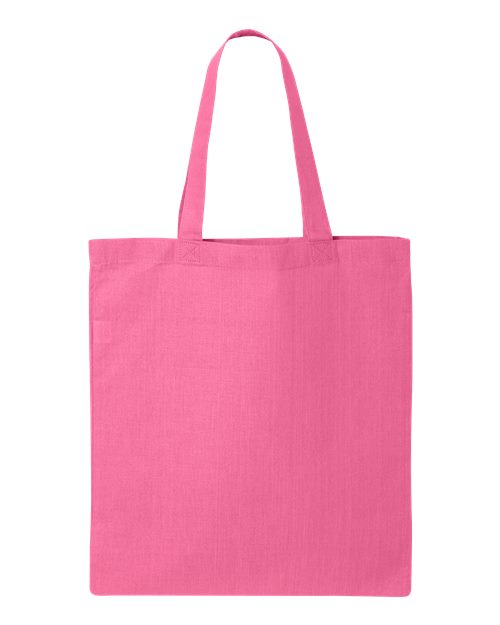 Q-Tees QTB Economical Tote - Azalea - back