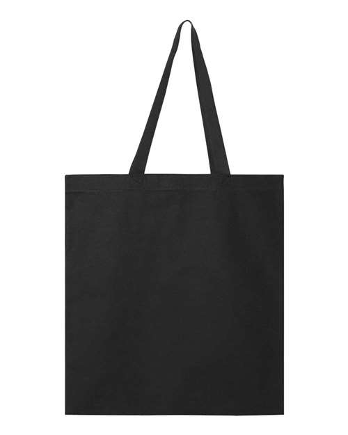 Q-Tees Q800 Promotional Tote - Black - back