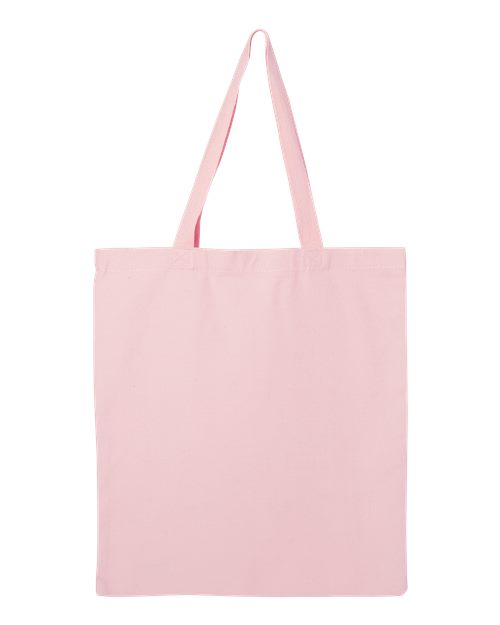 Q-Tees Q800 Promotional Tote - Light Pink - back