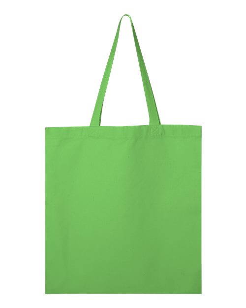 Q-Tees Q800 Promotional Tote - Lime - front
