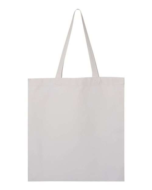 Q-Tees Q800 Promotional Tote - White - back
