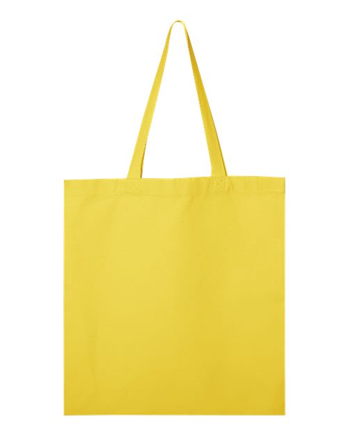 Q-Tees Q800 Promotional Tote - Yellow - front