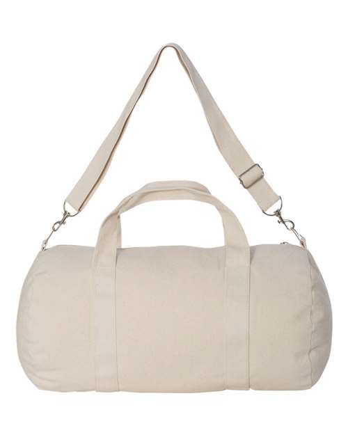 Liberty Bags 3301 Canvas Duffel Bag - Natural - back
