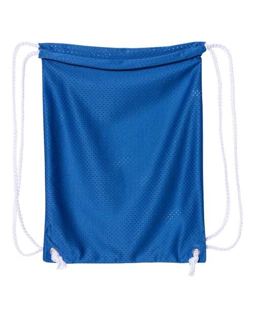 Liberty Bags 8895 Mesh Drawstring Backpack - Royal - back