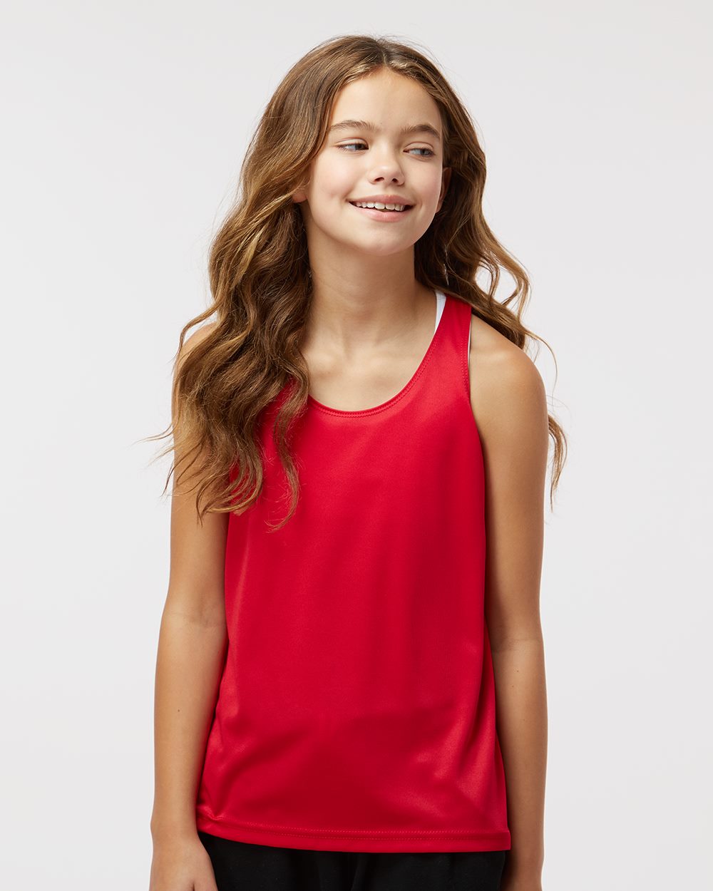 Badger 2166 Girls’ B-Core Racerback Tank Top - style