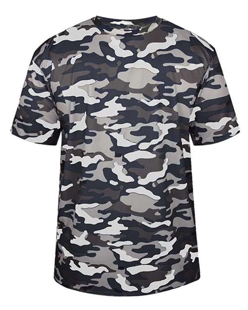 Badger 4181 Men's Camo T-Shirt - Navy - front