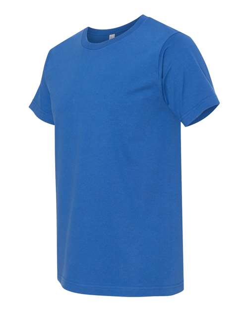 Bayside 5000 Unisex USA-Made Fine Jersey T-Shirt - Royal Blue - side