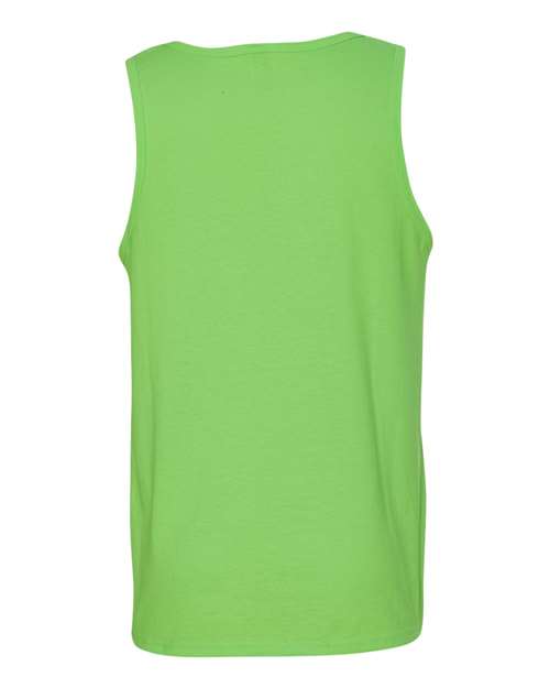 Gildan 5200 Unisex Heavy Cotton™ Tank Top - Neon Green - back