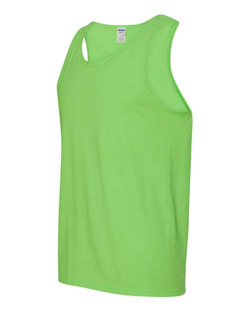 Gildan 5200 Unisex Heavy Cotton™ Tank Top - Neon Green - side