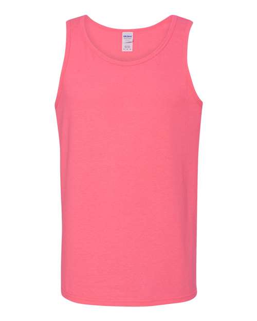 Gildan 5200 Unisex Heavy Cotton™ Tank Top - Safety Pink - front