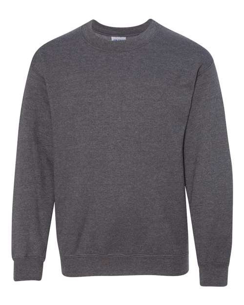 Gildan 18000B Youth Heavy Blend™ Crewneck Sweatshirt - Dark Heather - front