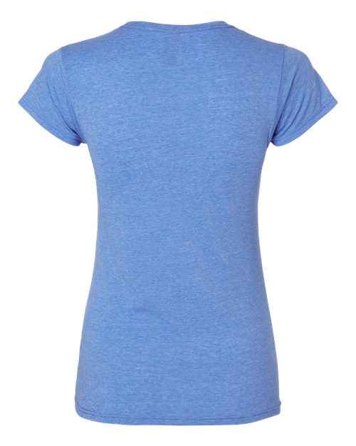 Gildan 64000L Women's Softstyle® T-Shirt - Heather Royal - back