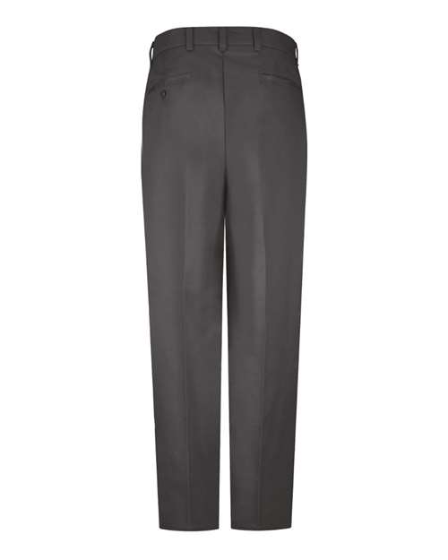 Red Kap PC20 Men's Wrinkle-Resistant Cotton Work Pants - Charcoal - 32I - back