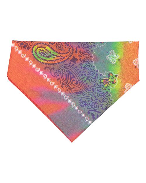 Doggie Skins 3905 USA-Made Doggie Bandana - Tye-Dye Paisley - front