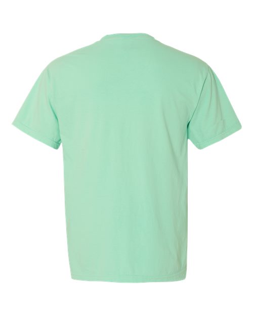 Comfort Colors 6030 Unisex Garment-Dyed Heavyweight Pocket T-Shirt - Island Reef - back