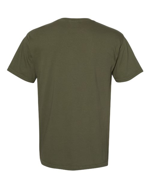 Comfort Colors 6030 Unisex Garment-Dyed Heavyweight Pocket T-Shirt - Sage - back