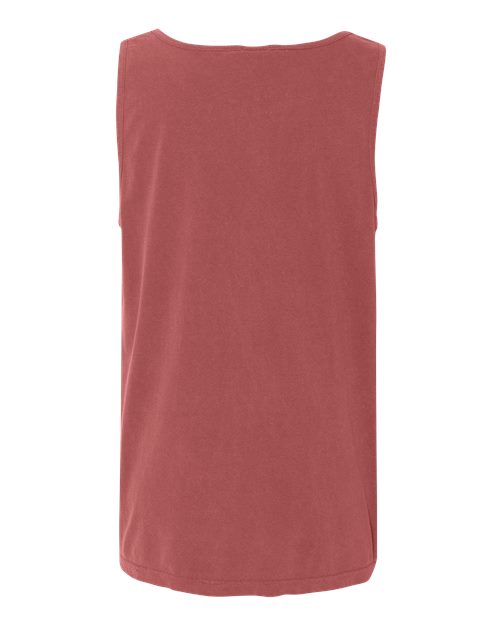 Comfort Colors 9360 Unisex Garment-Dyed Heavyweight Tank Top - Brick - back