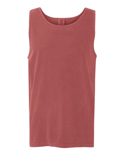 Comfort Colors 9360 Unisex Garment-Dyed Heavyweight Tank Top - Brick - front