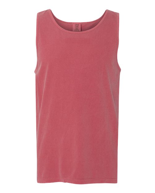 Comfort Colors 9360 Unisex Garment-Dyed Heavyweight Tank Top - Crimson - front