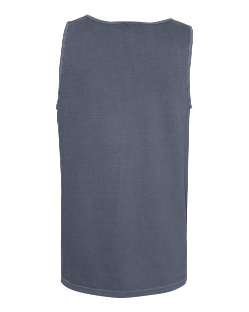 Comfort Colors 9360 Unisex Garment-Dyed Heavyweight Tank Top - Denim - back