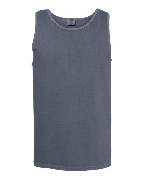 Comfort Colors 9360 Unisex Garment-Dyed Heavyweight Tank Top - Denim - front