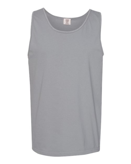 Comfort Colors 9360 Unisex Garment-Dyed Heavyweight Tank Top - Granite - front